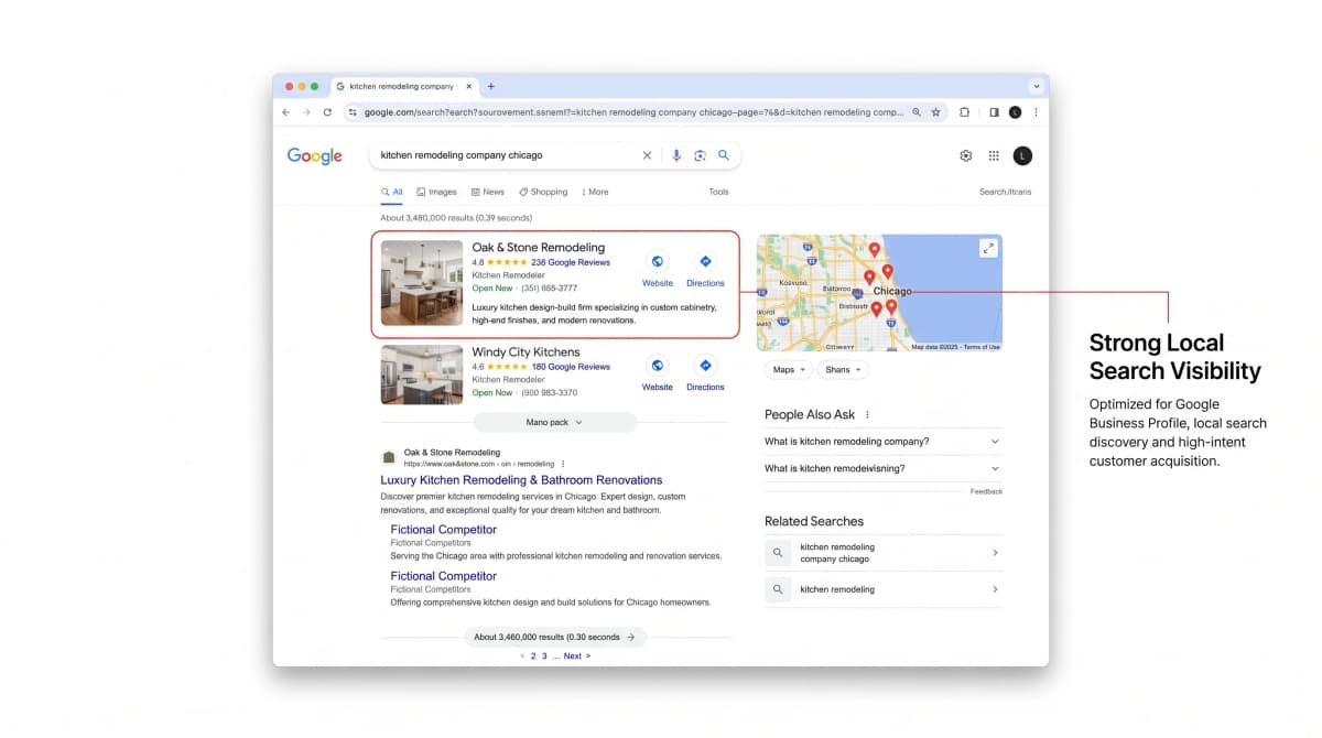 Google Search Result Mockup 2
