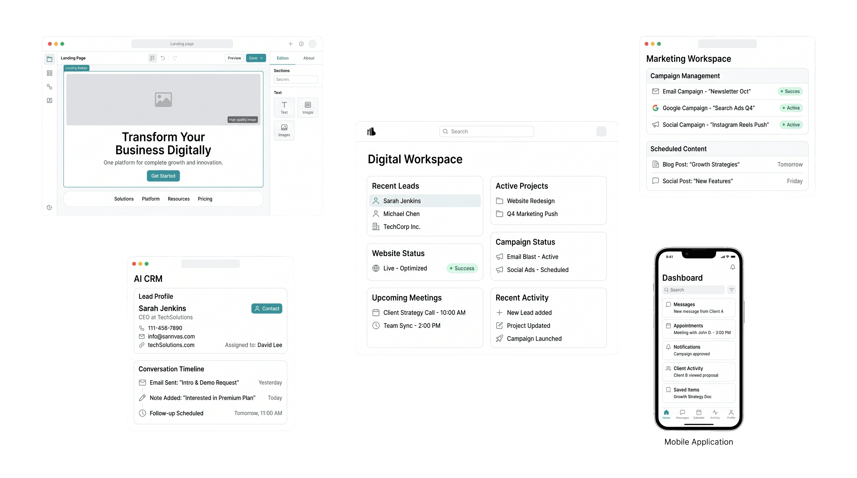 Digital Platform Dashboard